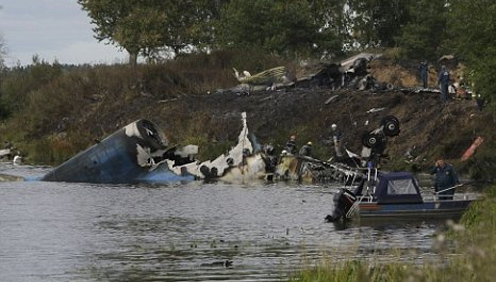 Plane crash heckey team