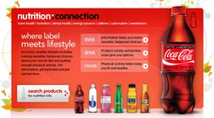 Coca Cola nutrition information