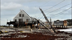Hurricane Sandy damage