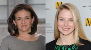Marissa Mayer Sheryl Sandberg