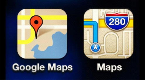 Google Maps application iPhone