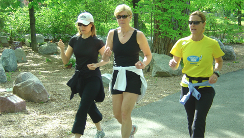 women walking