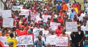 Nigeria kidnap protest