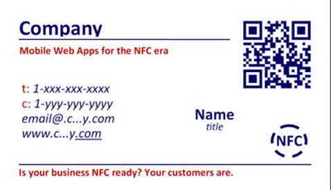 Contactally mobile business card
